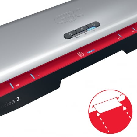 Laminator GBC 250HS Office, A3. kit folii laminare inclus, negru-argintiu [7]