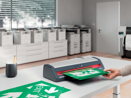 Laminator GBC 480HS Office Pro, A3, kit folii laminare inclus, negru-argintiu [2]