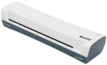 Noutati si inovatii - Laminator Leitz iLAM Home, A3, kit folii laminare inclus, alb-gri
