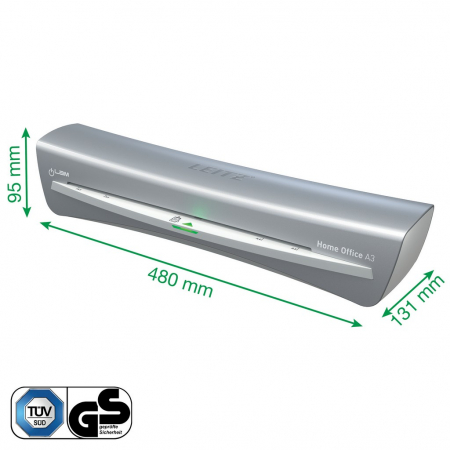 Laminator Leitz iLAM Home Office A3, EU, 230V, gri [7]