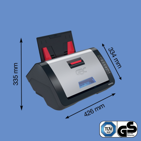 Laminator semi-automat GBC Velocity A4 cu rola 80 microni inclusa [5]