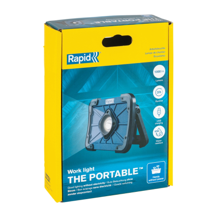 Lampa de lucru LED Rapid The Portable, reincarcabila, 1000 lm, IP65 [2]