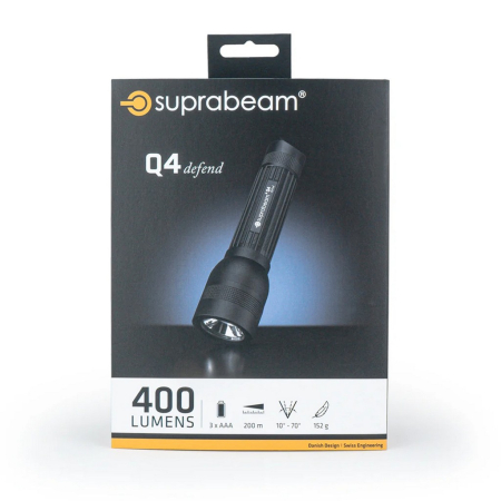 Lanterna Suprabeam Q4DEFEND 400 Lumeni, 3xAAA [1]