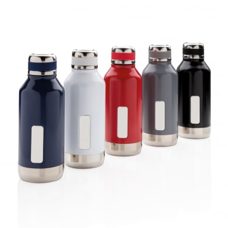 Sticla termos inox 500 ml antiscurgere cu placuta logo [10]