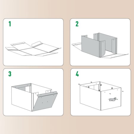 Leitz Puro Cutie de depozitare cu capac, medie, 17L, 100% carton reciclat, set de 2 bucați [4]