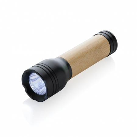 Lanterna Lucid 1W din bambus FSC® si ABS reciclat RCS – 90 lumeni, USB-C [1]