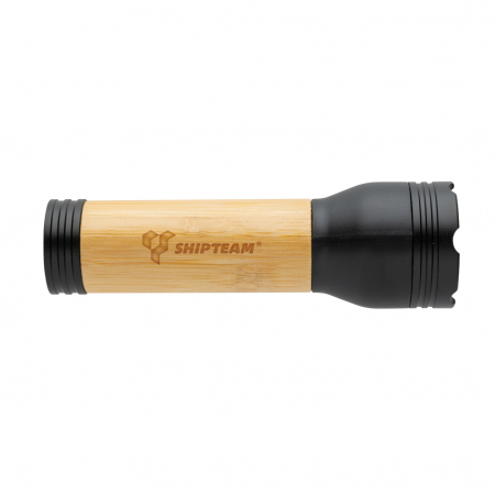 Lanterna Lucid 3W din bambus FSC® si ABS reciclat RCS – 120 lumeni, USB-C [5]