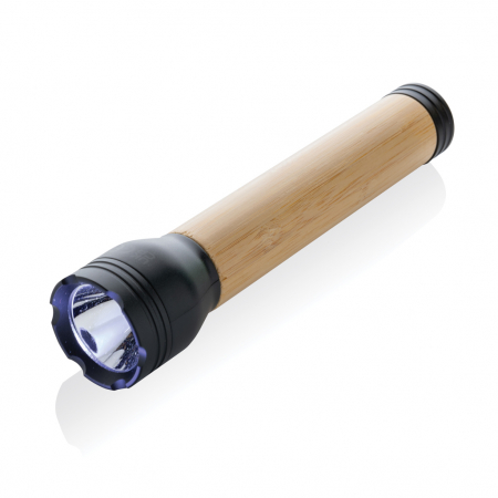 Lanterna Lucid 5W din bambus FSC® si ABS reciclat RCS – 300 lumeni, USB-C [1]