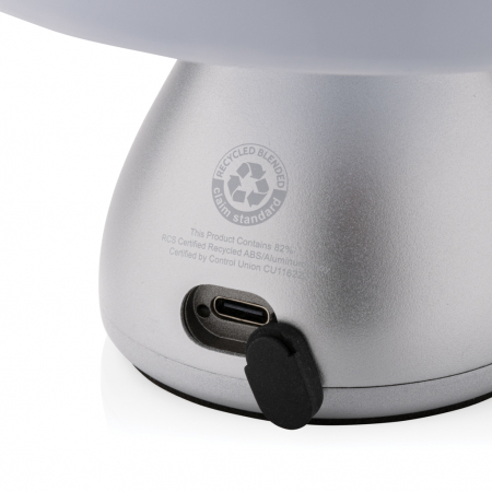 Lampa de masa Luming din ABS si aluminiu reciclat RCS – reincarcabila USB-C, 18h autonomie [3]