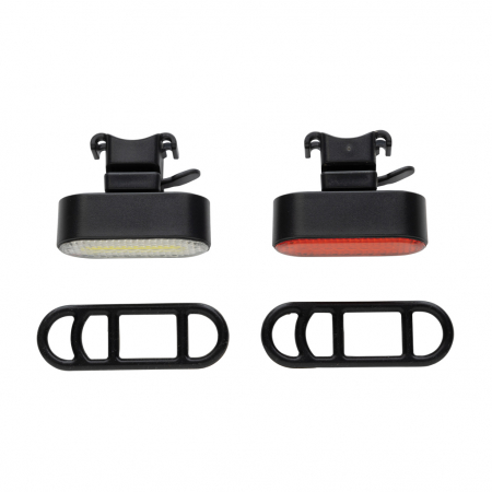 Set lumini bicicleta Lumino din ABS reciclat RCS – reincarcabile USB-C, 60 lumeni, IPX4 [4]