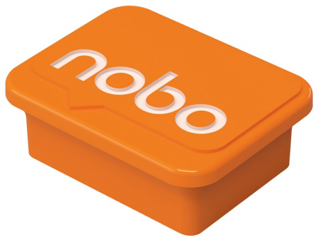 Table magnetice (whiteboard-uri) - Magneti pentru table NOBO, 18x22 mm, sustin 4 coli, 4 buc/set