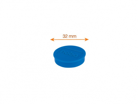 Comunicare si prezentare - Magneti pentru table NOBO, diametru 32 mm, sustin 7 coli, 10 buc/set