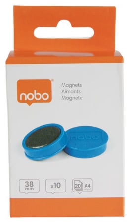 Magneti pentru table NOBO, diametru 38 mm, sustin 20 coli, 10 buc/set [4]