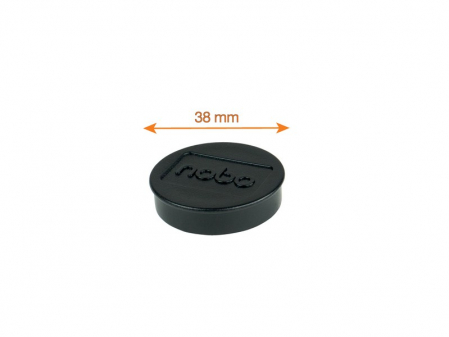Table magnetice (whiteboard-uri) - Magneti pentru table NOBO, diametru 38 mm, sustin 20 coli, 10 buc/set