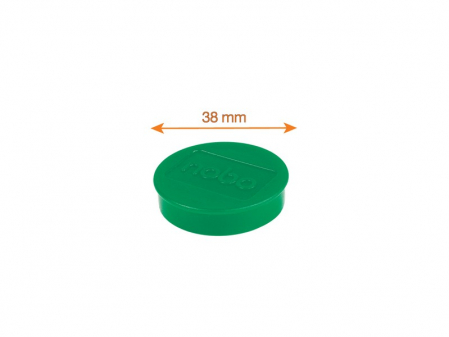 Comunicare si prezentare - Magneti pentru table NOBO, diametru 38 mm, sustin 20 coli, 10 buc/set
