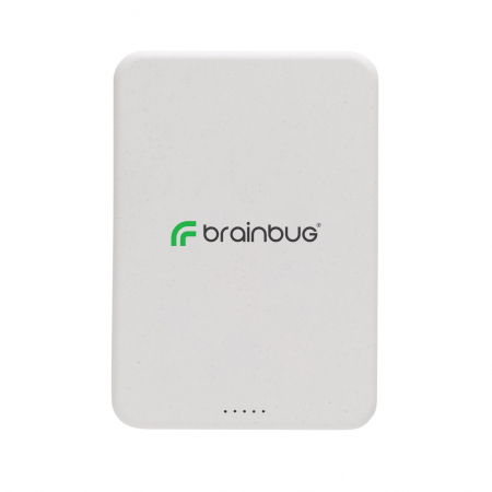 Powerbank magnetic 5.000 mAh din plastic reciclat RCS, incarcare wireless 5W, Magnetix [6]