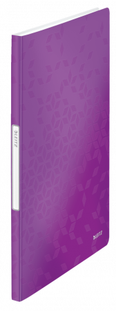 Mapa 20 folii Leitz WOW PP, A4, coperta moale, mov [0]