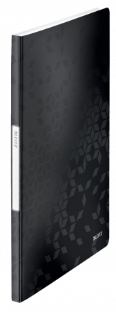 Mapa 20 folii Leitz WOW PP, A4, coperta moale, negru [0]