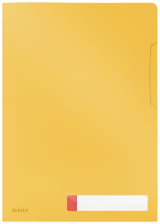 Mapa de protectie Leitz Cosy, deschidere superioara si lateral dreapta, PP, A4, 40 coli, cu eticheta, 3 buc/ set [0]