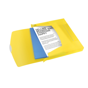 Mapa Esselte Vivida Jumbo cu elastic galben [3]