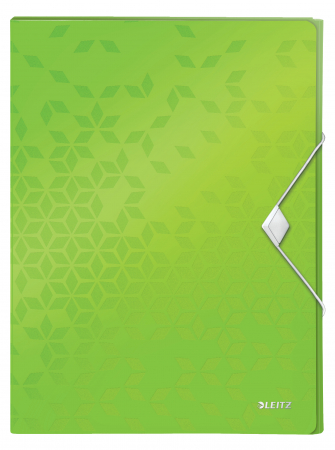 Mapa cu elastic Jumbo Leitz WOW A4 250coli, verde [1]