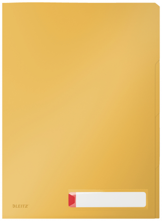 Mapa Leitz Cosy, 3 compartimente, deschidere superioara si lateral dreapta, cu eticheta, PP, A4, 40 coli, 3 buc/set [0]