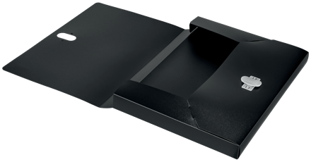 Mapa cu clip Leitz Recycle Jumbo, PP, partial reciclat, certificare Blue Angel, reciclabil, A4, 250 coli, negru [6]
