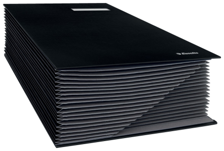 Mapa pentru semnaturi A4 cu 20 separatoare negru Esselte [3]