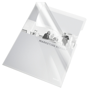 Dosare, folii protectie si mape - Mapa protectie Esselte cristal 150mic transparent 25buc