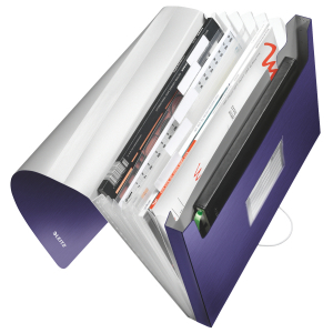 Dosare, folii protectie si mape - Mapa tip Proiect Leitz Style albastru-violet