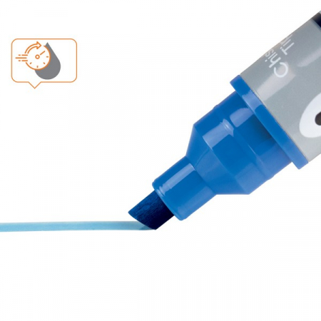 Marker NOBO, pentru table si flipcharturi, cerneala lichida, varf tip dalta 5-12 mm, standard, 10 buc/cutie [1]