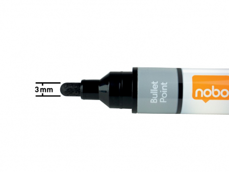 Markere diverse - Marker NOBO, pentru table si flipcharturi din sticla 4 buc/set
