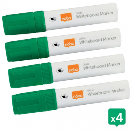 Marker NOBO, pentru table si flipcharturi, varf tip dalta 5-12 mm, Jumbo, 4 buc/cutie [3]