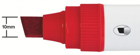 Markere diverse - Marker NOBO, pentru table si flipcharturi, varf tip dalta 5-12 mm, Jumbo, 4 buc/cutie