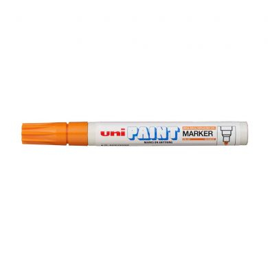 Unitate Protejata - COMERT - Marker vopsea Uniball PX-20 2.2-2.8 mm portocaliu