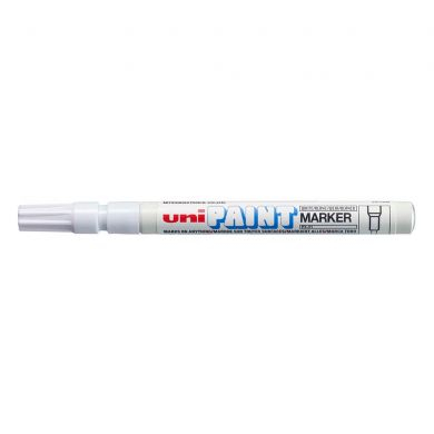 Marker vopsea Uniball PX-21 0.8-1.2mm alb [0]