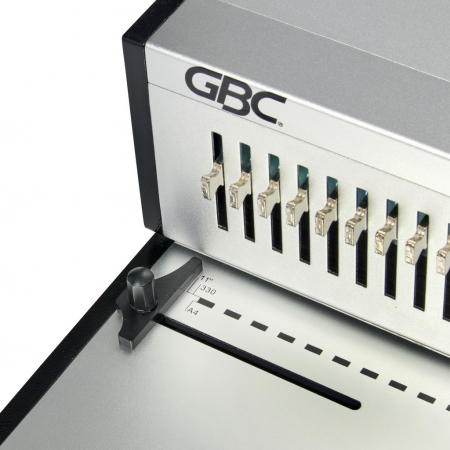 Masina de indosariat profesionala GBC CombBind CB30 Pro, manuala, cu spire din plastic, A4, 30/500 coli, gri [2]