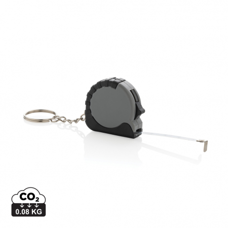 Lanyards si brelocuri - Breloc ruleta MeasureMate 1M din ABS reciclat RCS – compact si eco
