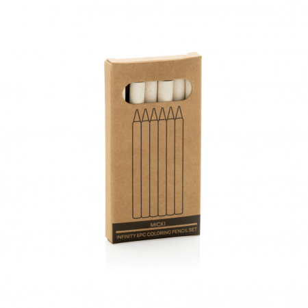 Set creioane colorate reciclate Micki GRS Infinity, 6 piese [5]
