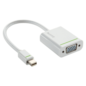 Cabluri si conectivitate - Mini Display Port in Adaptor VGA Leitz Complete alb