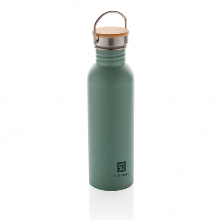 Sticla inox moderna 710 ml cu capac bambus [5]