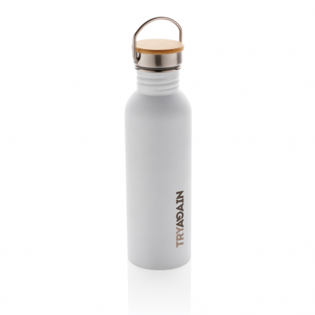 Sticla inox moderna 710 ml cu capac bambus [5]