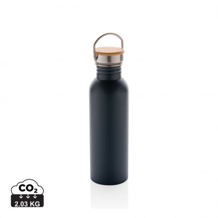 Sticla inox moderna 710 ml cu capac bambus [0]