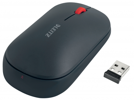 Mouse Leitz Cosy, conexiune duala, dimensiune medie [1]