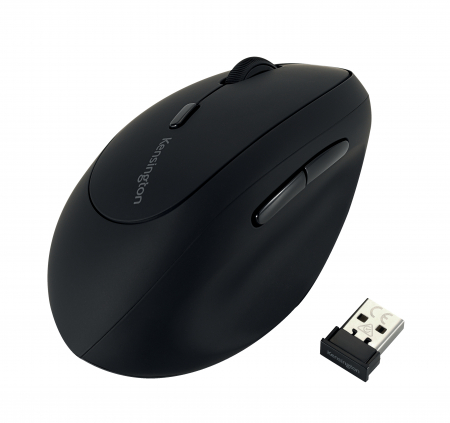 Electronice si accesorii tech - Mouse vertical Kensington ProFit, conexiune wireless, pentru mana stanga, negru