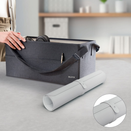 Mousepad de birou multifunctional, textil, diverse culori, Leitz [6]