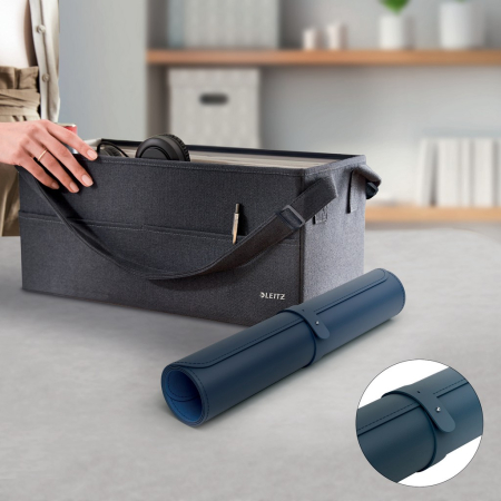 Mousepad de birou multifunctional, textil, diverse culori, Leitz [6]