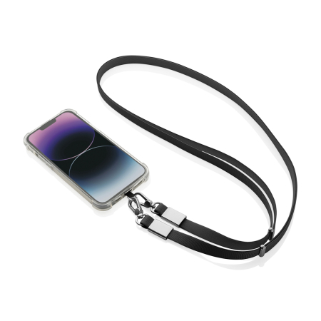 Lanyard crossbody telefon PET reciclat RCS Nivo VINGA [3]