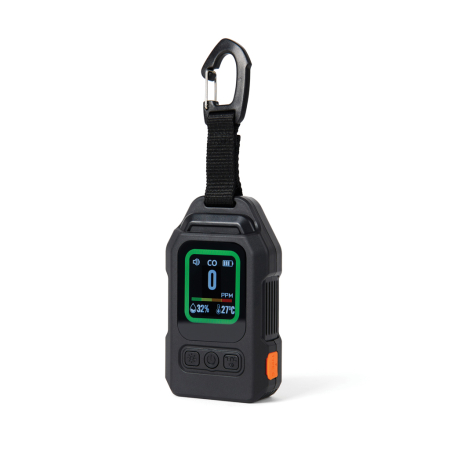 Detector portabil CO Nordic Drift Everest, alarma 100 dB, ecran color, lanterna, baterie 2000 mAh [3]