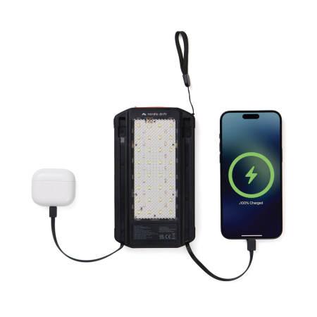Powerbank solar 10000mAh 20W cu 3 panouri Nordic Drift Titan [3]